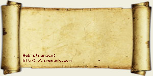 Andjelina Tomasović vizit kartica